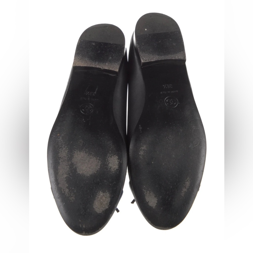 Chanel navy and black flats 38.5 / US 7.5 - Picture 6 of 8